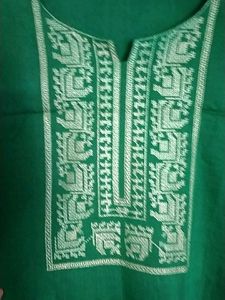 Silk Embroidered Kurti