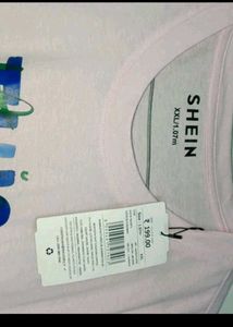 SHEIN Pink Graphic Tee
