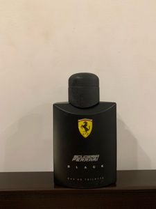 Ferrari Scuderia Black EDT empty bottle