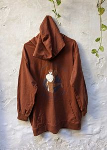 disney Brown Graphic Print Hoodie