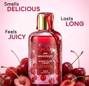 Plum Cherry Perfume Shower Gel
