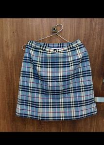 Classic Plaid Pleated Skirt
