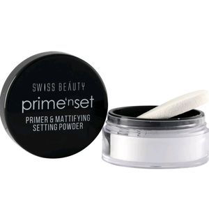 Swiss Beauty Primer Mattifying Setting Powder With