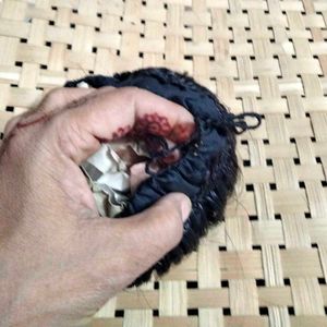 Black Hair Bun Extension