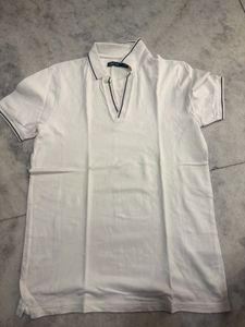SNITCH Men's White Polo T-Shirt