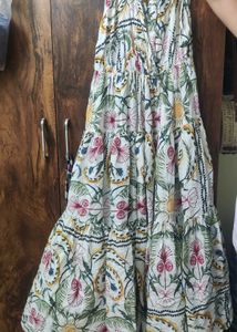 Bohemian Floral Tiered Dress