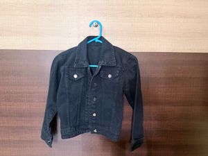 Black demin jacket