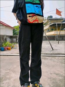 Black Straight Leg Pants