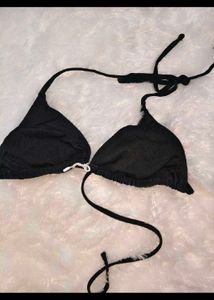 Sparkly Black Sequin Bikini Top