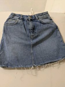 Denim Skirt - Classic Blue