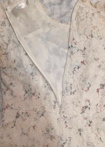 Lace Floral Mini Dress🤍