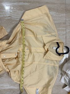 Chic Yellow Shirt Dress