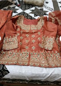 Exquisite Embroidered Lehenga Choli Set