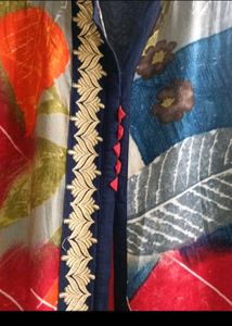 Red and blue beautiful long kurti for girls an