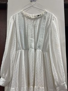 Elegant White Tiered Maxi Dress
