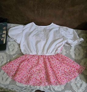 Cute Floral Peplum Top