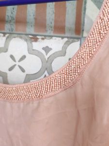 Pretty Pink Embellished Tank Top
