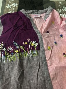 Unique Embroidered Long Kurta