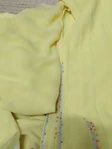 Yellow Embroidered Kurta Set