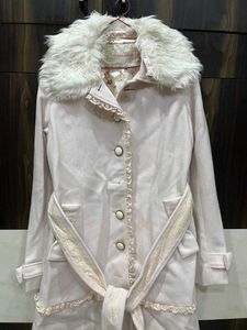 Cute Lace Trimmed Coat