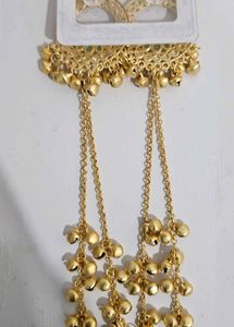 Elegant Gold Plated Jhumka Earrings