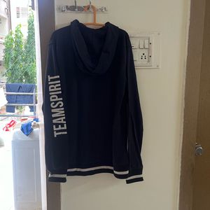 TeamSpirit Black Zip-Up Hoodie (L)