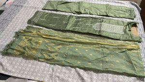 Elegant Green Kurta Set with Dupatta