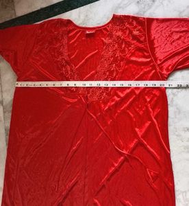 Brand new Elegant Red Nightgown with Lace Detail