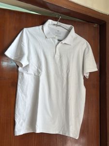 White H&M Polo Shirt