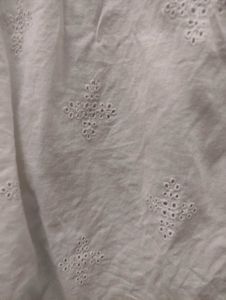 White Cotton Kurta with Intricate Embroidery