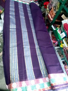 80's Sungudi plain cotton saree