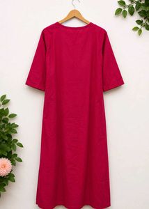 Charming Pink Embroidered Kurta