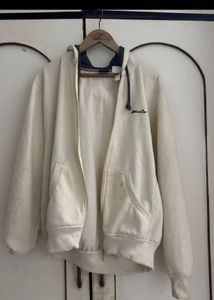 Cream Zip-Up Hoodie (combo)