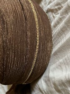Turban and Dupatta with Gold Trim