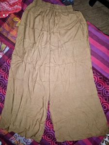 plain flared  plazo (new)