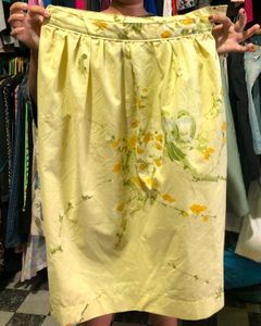 floral skirt
