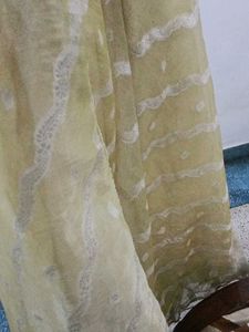 Elegant Cream &amp; Yellow Lehenga Choli