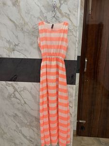 Chic Striped Maxi Dress