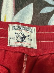 True Religion Red Sweatpants