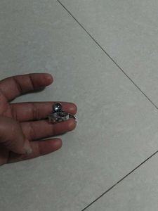 Oxidized Peacock Jhumka Earrings