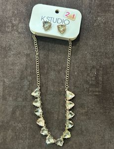 Chic Necklace and Earrings Set
