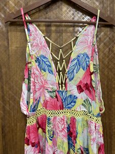 Boho Floral Maxi Dress(Brand new )