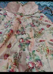 Stunning Pink Floral Lehenga Choli