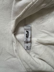 White Cropped Hoodie with Scorpion Graphic
