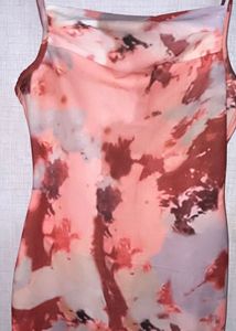 Tandul Asymmetric Multicolour Below Knee Dress
