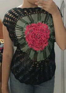 Crochet Floral Top