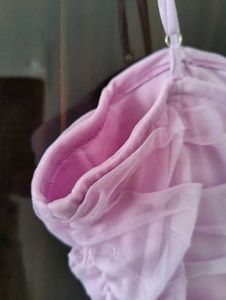 Sheer Ruched Mini Dress
