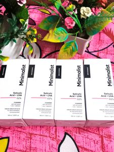 pack of 4 Minimalist Anti-Acne Salicylic Acid 2% F