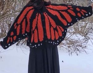 Fairy Butterfly crochet cardigan🦋