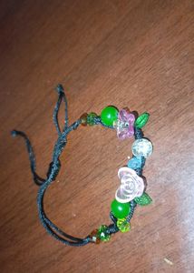Floral Beaded Bracelet